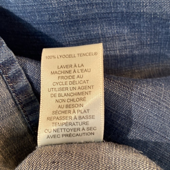 Lord & Taylor - denim look dress  Size S. petite - Picture 5 of 6